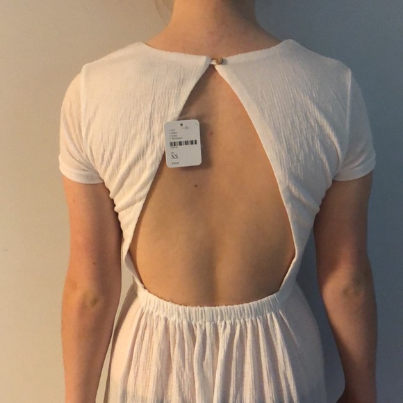 BNWT Free People Beach White Elegant Dress - Picture 6 of 11